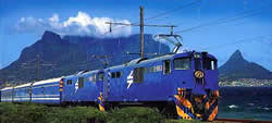 The luxurious South African Blue Train