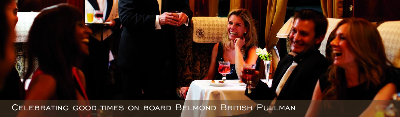 Celebrating good times on Belmond British Pullman