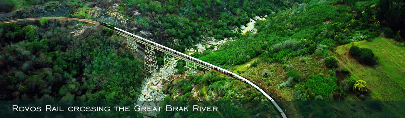 Rovos Rail crossing the Great Brak River