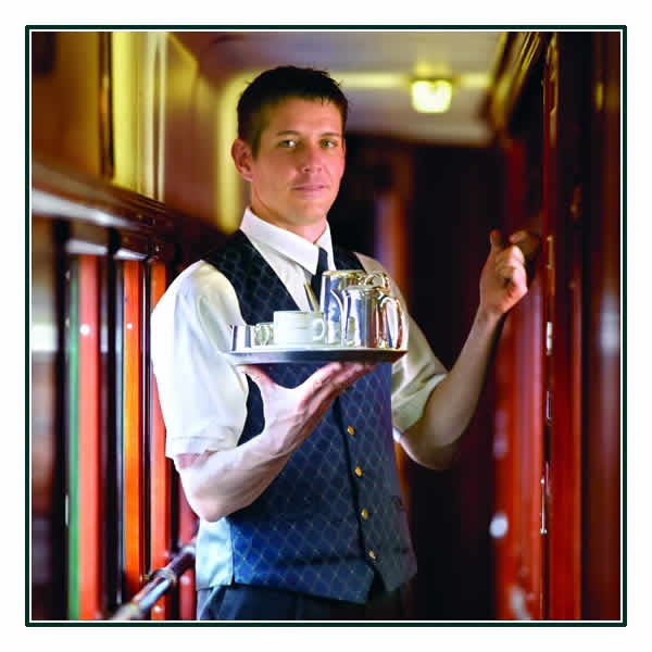 Attentive service from your Rovos Rail Butler