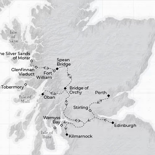 Belmond Royal Scotsman - Clans, Castles and Isles 4-night Tour