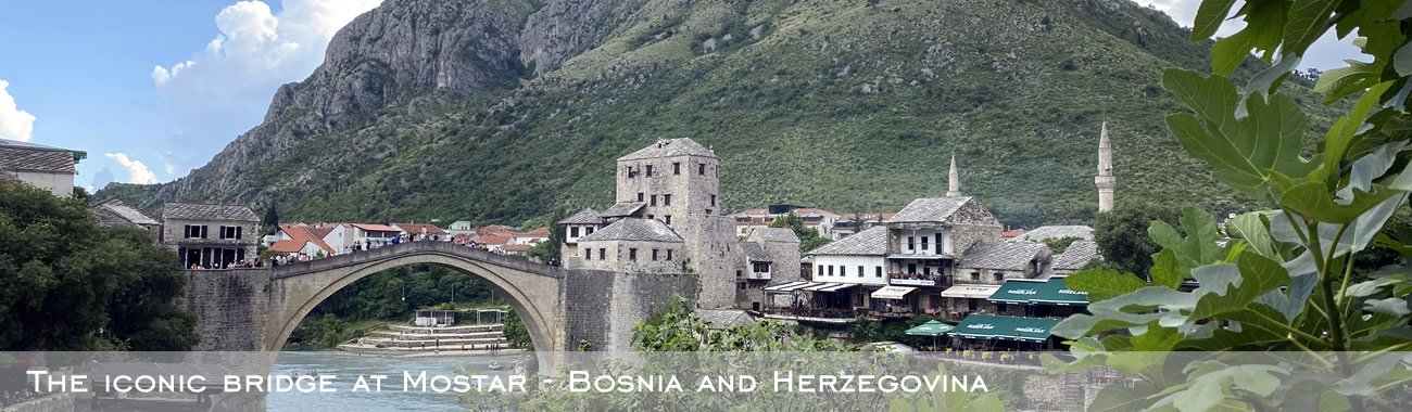 The iconic bridge at Mostar - Bosnia and Herzegovina 
