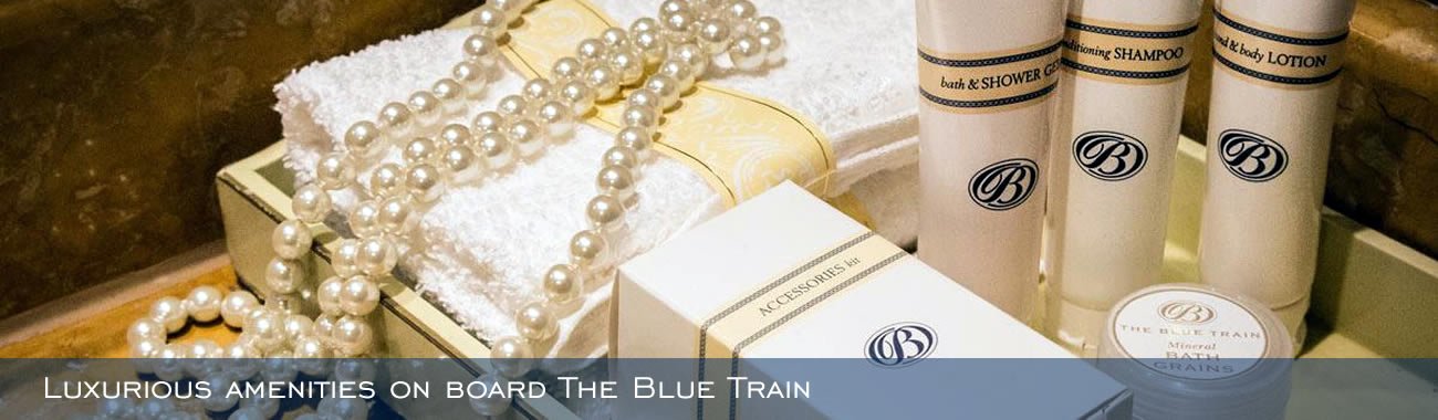 Luxurious amenities on board The Blue Train