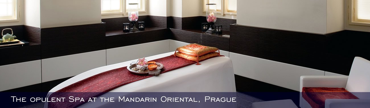 The opulent Spa at the Mandarin Oriental, Prague