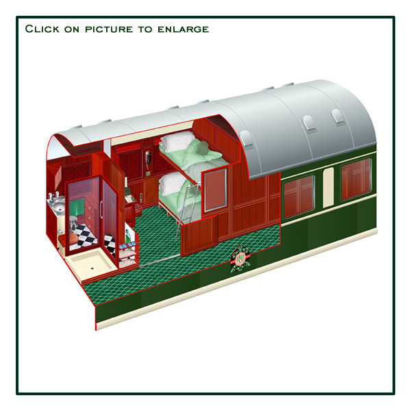 Rovos Rail Pullman Double Bunk Suite