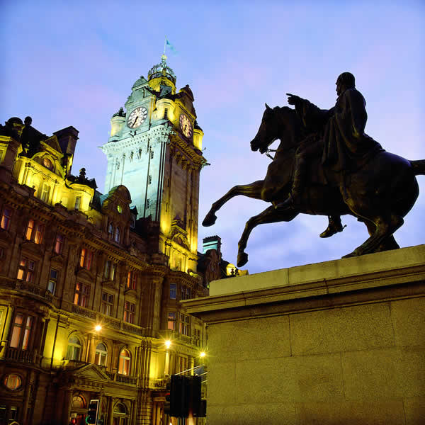 Conveniently located next to the station, The Balmoral Hotel, Edinburgh