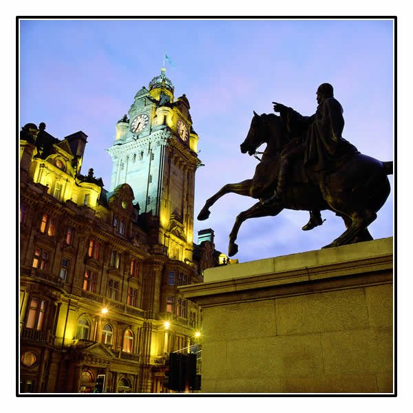 Check in at the Balmoral Hotel, Edinburgh