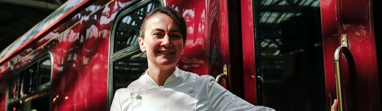 Two-night journey on board Belmond Royal Scotsman hosted by Chef Lorna McNee.